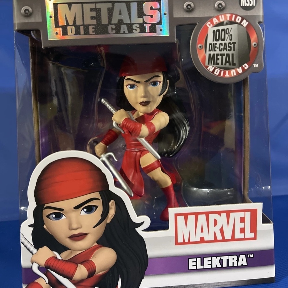Marvel Die-Cast Metal Figure Collection ELEKTRA NIB - Picture 7 of 10